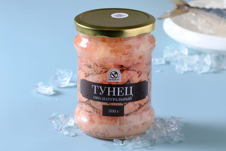 Фото Тунец в собственном соку 240/500 гр ст/б