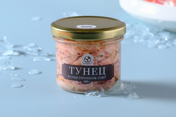 Фото Тунец в собственном соку 240/500 гр ст/б